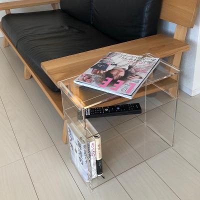 ふるさと納税 川崎市 棚付きアクリルサイドテーブル　1台　 |  | 01