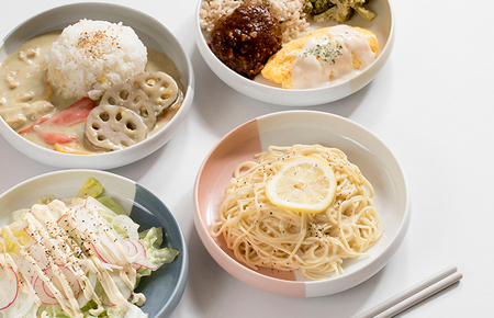 【スピード発送】すくいやすい器(大) 4色セット 19cm【皿 食器 食洗器 食洗機 電子レンジ ギフト 贈り物】