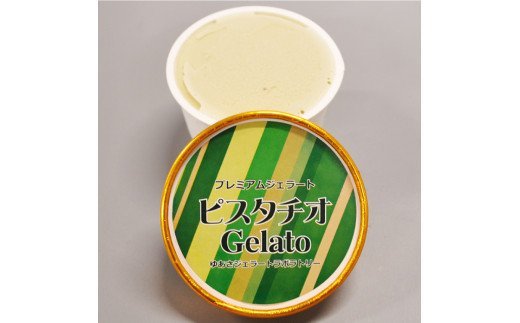 プレミアムジェラート／ピスタチオ 12個セット／ジェラート シャーベット アイスクリーム 100ml ／ゆあさジェラートラボラトリー 紀伊国屋文左衛門本舗【ntb700-11】