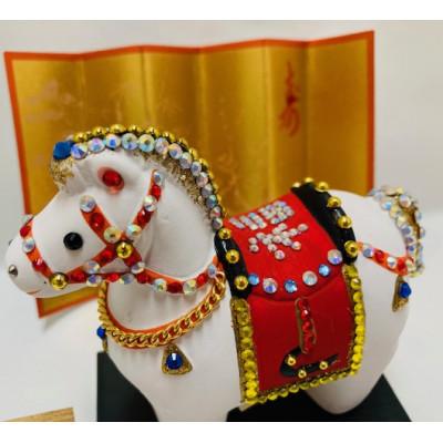 ふるさと納税 中間市 2026年度金運丙午白馬くら(屏風、盆　木札付き)1点 |  | 02