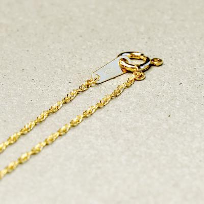 ふるさと納税 山梨県 【山梨県】【ジュエリー】K24 pure gold/ピュアゴールド スクリュー ネックレス　1本 |  | 02