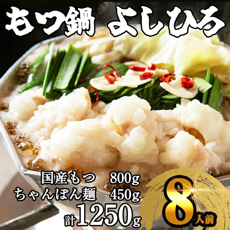 もつ鍋 よしひろ 8人前 ちゃんぽん麺 セット | もつ鍋