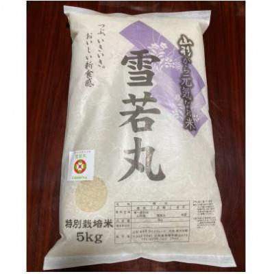 ふるさと納税 南陽市 【令和8年産】山形県産　特別栽培米　雪若丸　精米　5kg　10月下旬〜順次発送　【S1547】