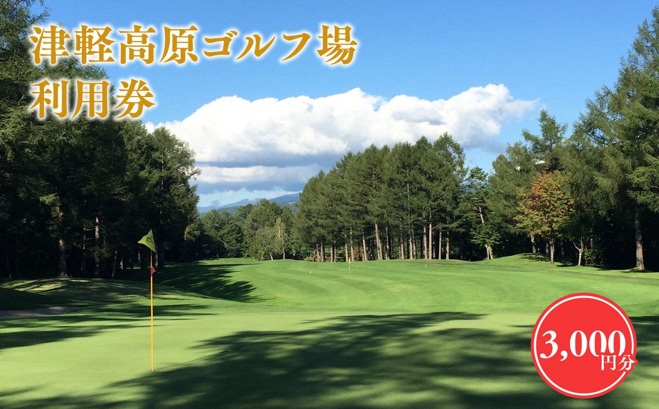 
                  津軽高原ゴルフ場 プレー券3000円
                
