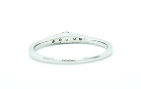 PT900グラデーション7石ダイヤモンドリング R2738DI-P