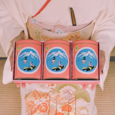 
湯の花せんべいハートAR缶3缶セット【1269628】
