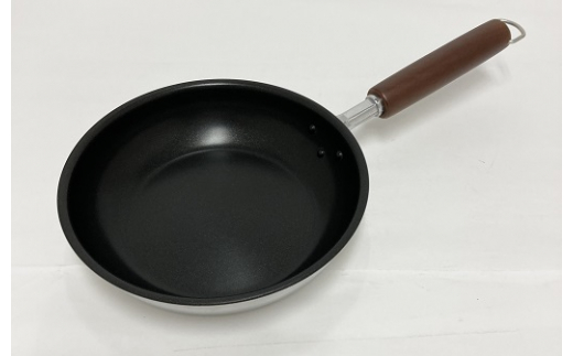 熱伝導のよい二層鋼内面フッ素樹脂加工・フライパン20cm FC012108