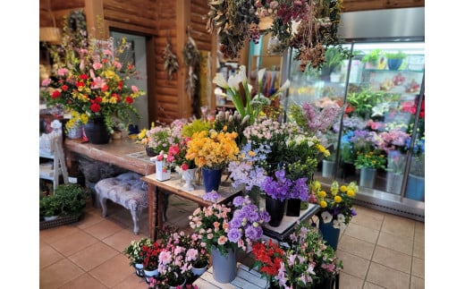 プリザーブドフラワーのフォトフレーム　【 パープル 】