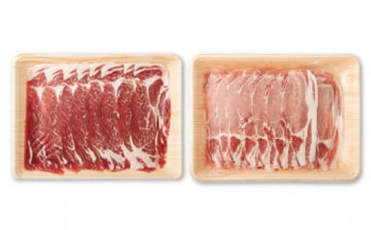 つなんポークしゃぶしゃぶセット 1kg ( ロース500g ・ 肩ロース 500g ) | しゃぶしゃぶ用 国産 豚肉 ぶた肉 肉 豚 にく 詰め合わせ セット 新潟県 津南町