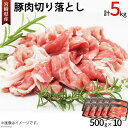 【ふるさと納税】豚肉 切り落とし 宮崎県産 豚 切り落し 500g × 10 計5kg [アグリ産業匠泰 宮崎県 美郷町 31be0035] 肉 冷凍 ぶた肉 ぶた 小分け 個包装 切り落とし