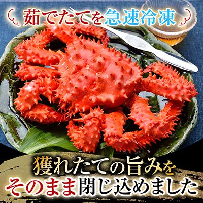 ふるさと納税 根室市 ＜12/21まで年内配送＞★花咲かに500g前後〜650g前後×1尾 A-70054 |  | 01