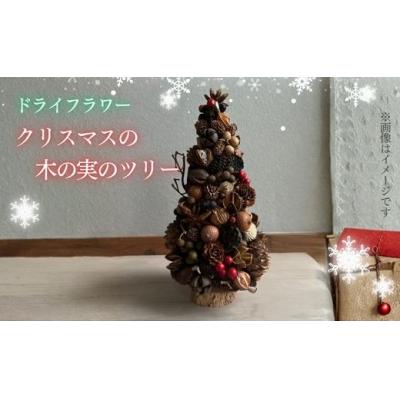 ふるさと納税 小山町 ドライフラワー クリスマス木の実ツリー