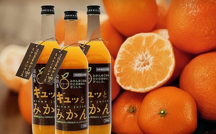 淡路島ギュッとみかん　720ｍL（6本入り）
