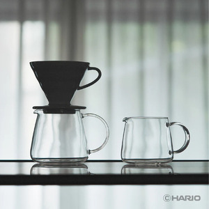 HARIO V60 バリスタサーバー 360［VBS-36］｜ハリオ おしゃれ かわいい シンプル スタイリッシュ 耐熱 ガラス 食器 器 ガラスポット ポット ピッチャー お茶 コーヒー キッチン 