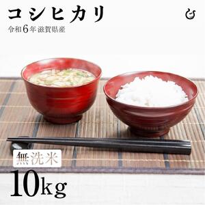 新米 ★無洗米★ 令和6年 彦根産 コシヒカリ 10kg（5kg×2袋）