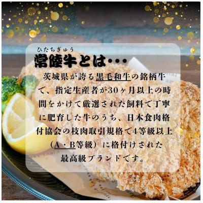 ふるさと納税 水戸市 茨城県産銘柄牛【常陸牛入り】メンチカツ5枚セット |  | 01