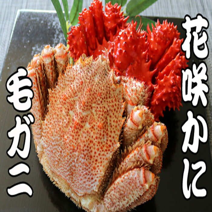 【ふるさと納税】毛かに・花咲かにセット (毛かに400g前後〜550g前後×1尾、花咲かに300g前後〜450g前後×1尾 ) (毛かに400g前後〜550g前後×1尾、花咲かに500g前後〜650g前後×1尾) かに カニ 蟹 毛ガニ 花咲ガニ 毛蟹 花咲蟹 北海道 根室市