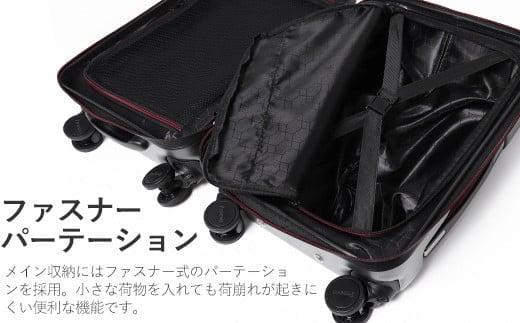 スーツケース [PROEVO-AVANT] ダブルフロントオープン スーツケース 機内持ち込み対応 SS（エンボス/ブラック） [10025] 福岡県 大木町 株式会社 レクサス AY174