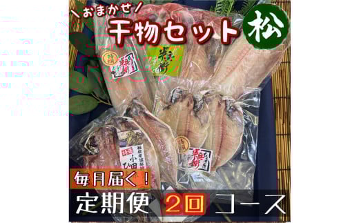 【毎月定期便2回】厳選！小田原の旬の干物セット 松【 まぐろや 神奈川県小田原市 】