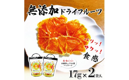 無添加ドライフルーツ(みかん)17g×2袋入【 神奈川県小田原市 】