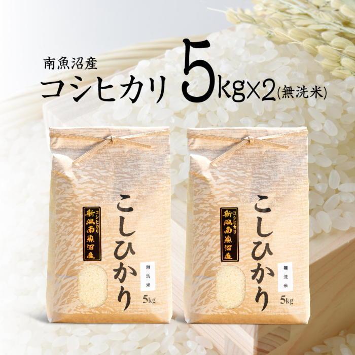 【ふるさと納税】【令和7年産 新米予約】南魚沼産コシヒカリ（無洗米）【5kg×2】【令和7年10月中旬以降発送】【米 お米 こしひかり 南魚沼 米 無洗米 こめ 新潟 米】 | 白米 コシヒカリ 食品 人気 おすすめ 送料無料 魚沼 南魚沼 南魚沼市 新潟県産 新潟県 精米 産直
