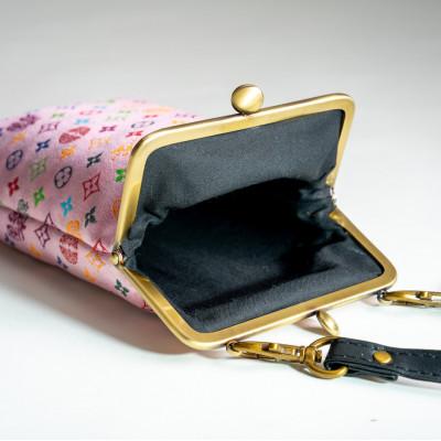 ふるさと納税 与謝野町 スマホケース　モノグラム柄(ピンクバージョン) |  | 02