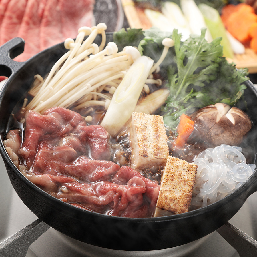 ＜よしおか総本舗＞筑後船小屋牛肩すき焼き【500g】