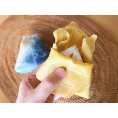 ふるさと納税 福崎町 藍染草木染めエコラップ S,M,L3枚組(B藍染草木染め/藍、ピンク、黄セット) |  | 03