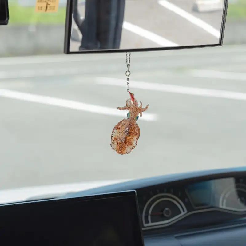 アオリイカ アクセサリー L  / オーダーメイド オーダー制作 キーホルダー ストラップ エギング 釣り 海 うみ ルームミラー 飾り アクセント インテリア おしゃれ かわいい お土産 雑貨 思い