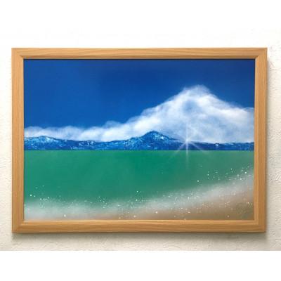 ふるさと納税 神戸市 スプレアート作品原画「癒しを探して」