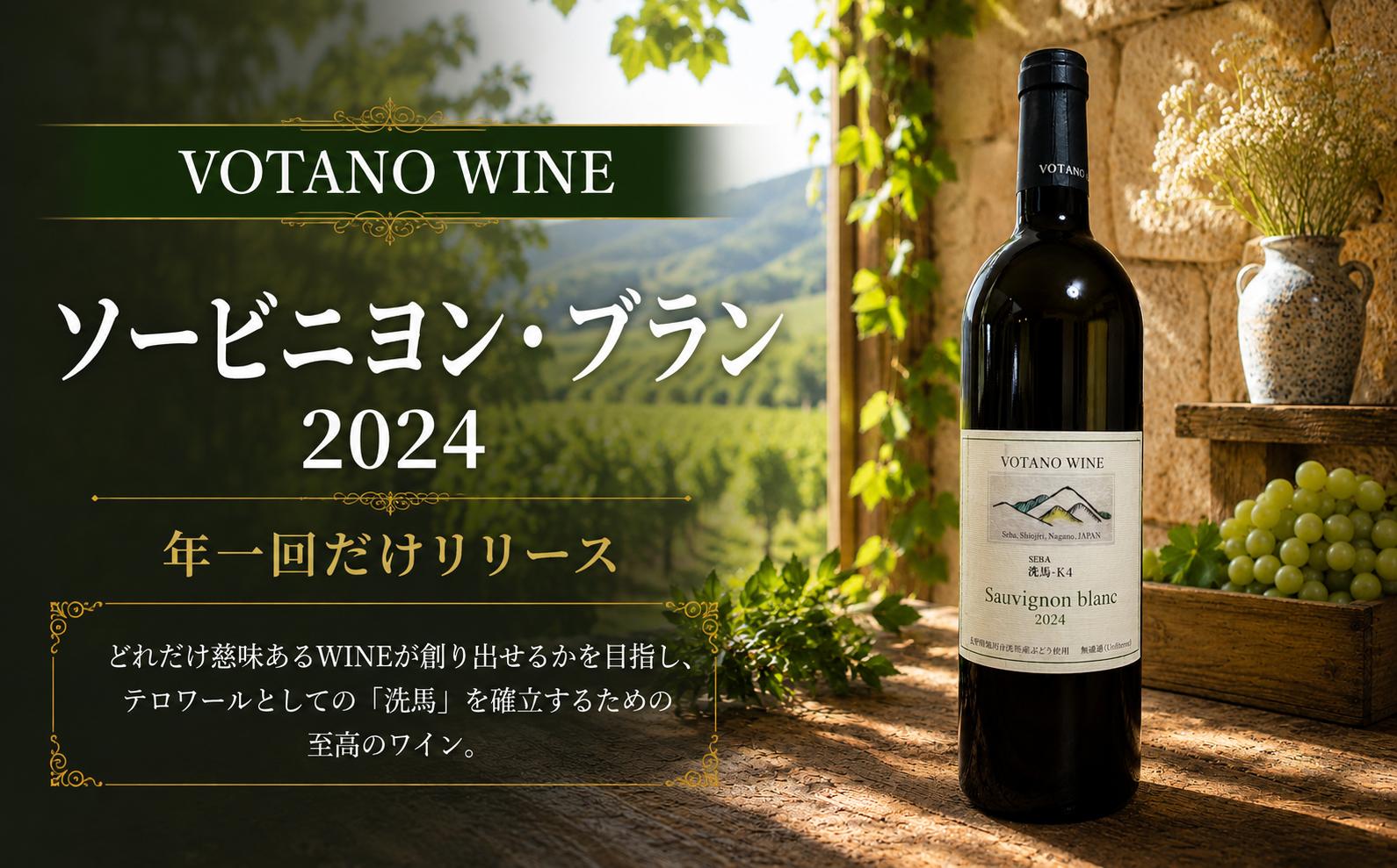 
                  ≪チョイス限定≫ 長野県塩尻産ワイン 株式会社VOTANO WINE ソービニヨン・ブラン 2024 ｜ ワイン わいん VOTANO WINE ヴォータノワイン  ソービニヨン・ブラン 樽熟辛口 チョイス限定 白ワイン 白 お酒 おさけ 酒 さけ 塩尻市 長野県 信州
                