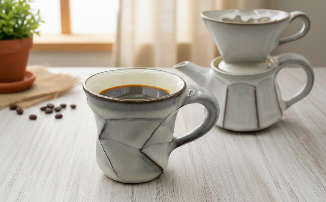 FK3 【要窯】面取りマグカップ