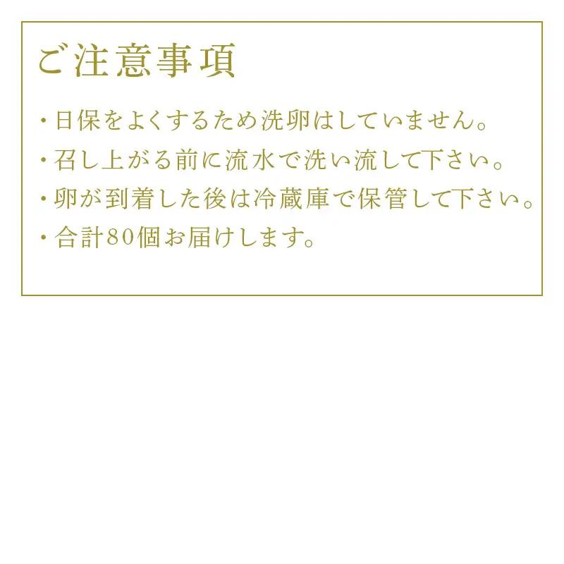 放し飼い！七山たまご 80個箱 (Ｍ~Ｌサイズ相当) 玉子 生卵 鶏卵 佐賀県唐津産