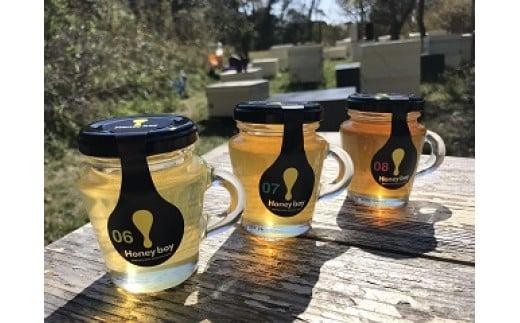 Honeyboyシリーズ（牧之原産はちみつ 各120g×３個）