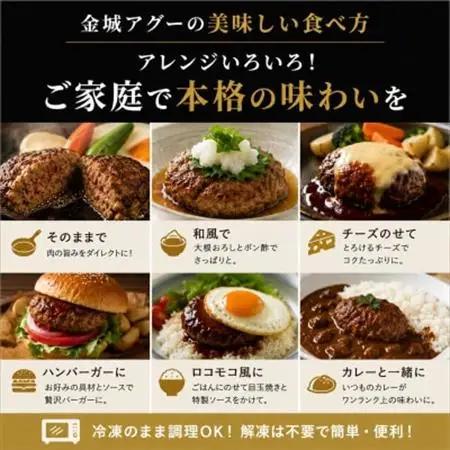 【琉球在来種・無投薬養豚】金城アグーハンバーグ 120g×8個【配送不可地域：離島】【1731178】