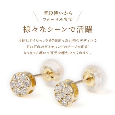 ふるさと納税 甲府市 トータル0.20キャラット　K18 ダイヤモンドピアス　E150DI-Y |  | 02