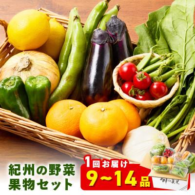 ふるさと納税 御坊市 紀州の野菜・果物セット(9〜14品目詰めわせ)