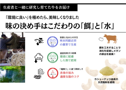 【エシカル和牛】あか牛の極み 人気部位 食べ比べセット【1kg】 ロース カタ モモ 角切り 焼肉 しゃぶしゃぶ すき焼き 熊本 あか牛 牛肉 赤身 和牛 国産 1キロ 033-0506