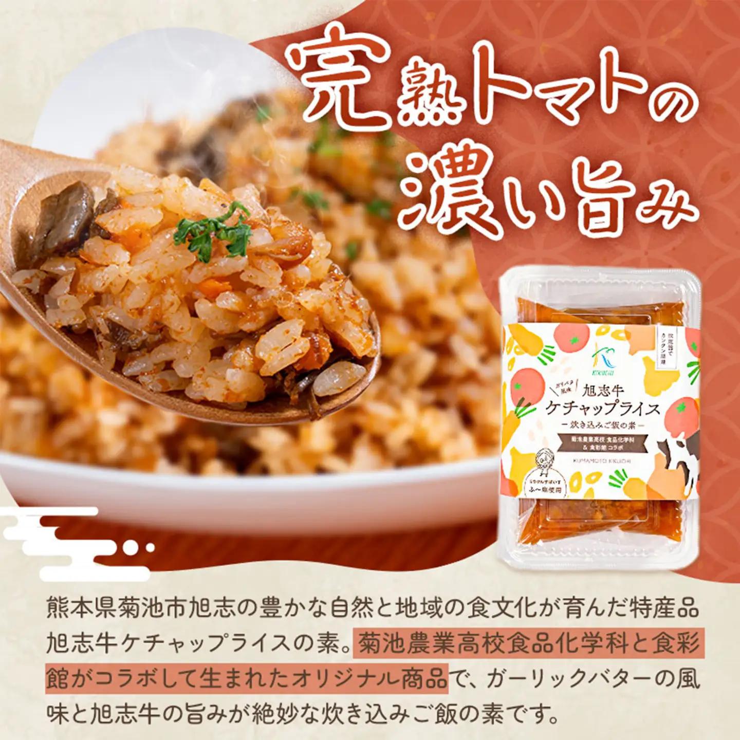 ケチャップライスの素 6パック 有限会社旭志村ふれあいセンター《30日以内に出荷予定(土日祝除く)》熊本県 菊池市 釜飯 ケチャップライス 炊くだけ 簡単 ご飯