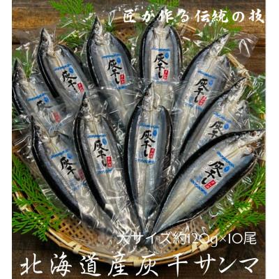 ふるさと納税 岸和田市 特選灰干しサンマ　10尾セット