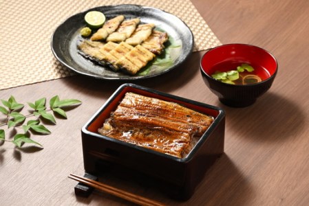うなぎ 炭火 かば焼き・炭火 白焼きセット 特上 各2人前 備長木炭使用 老舗増田家 _ED12
