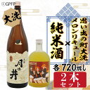 【ふるさと納税】純米酒 720ml メロン リキュール ガルパン コラボ 720ml 2本 セット 大洗 地酒 日本酒 茨城 ガールズ ＆ パンツァー