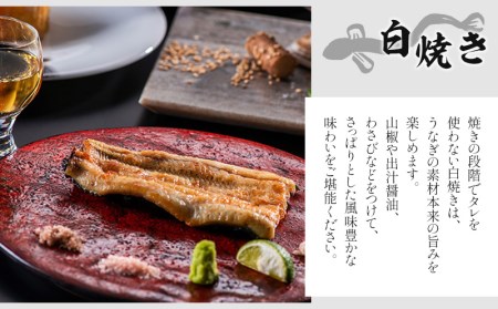うなぎ 白焼き うなぎ[国産 2尾 160g ぶどう山椒・出汁醤油付]