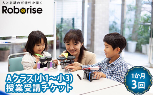 No.470 ロボライズ川西教室の1か月（3回）分のAクラス授業受講チケット ／ 小1 小2 小3 小学生 低学年 中学年 習い事 思考力 育てる レゴブロック プログラミング 知識 経験 兵庫県