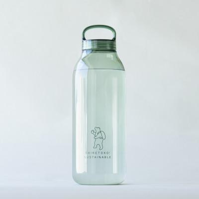 ふるさと納税 斜里町 知床トコさん　ウォーターボトル　グリーン　950ml×1本　常温で水が飲める 耐熱マイボトル