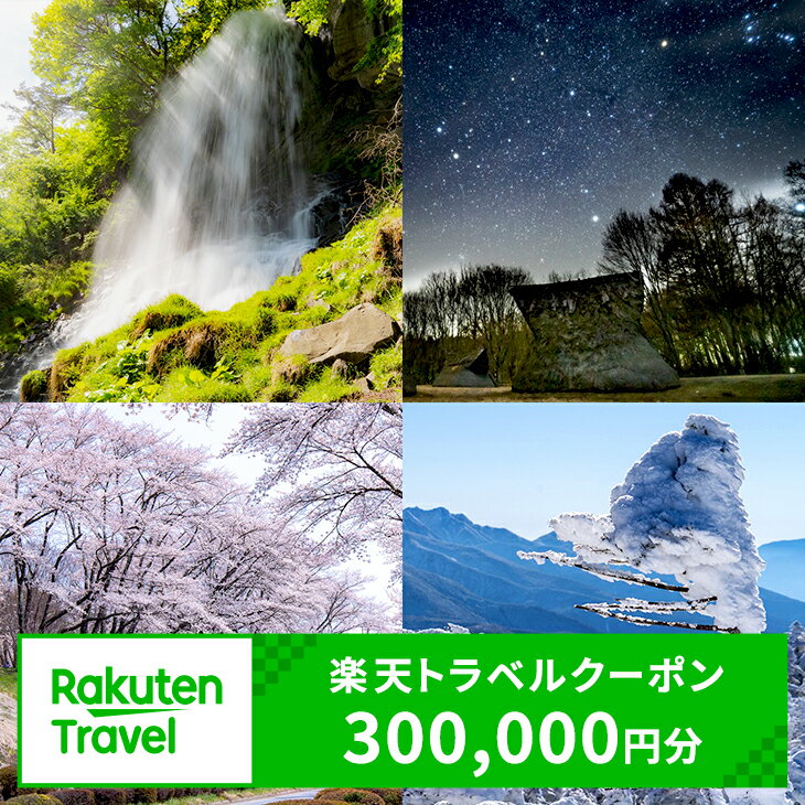 【ふるさと納税】長野県茅野市の対象施設で使える楽天トラベルクーポン寄付額1,000,000円（クーポン額300,000円）