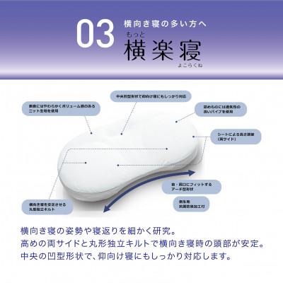 ふるさと納税 近江八幡市 西川の[医師がすすめる健康枕]もっと横楽寝/高め 【近江八幡市限定モデル】 |  | 01