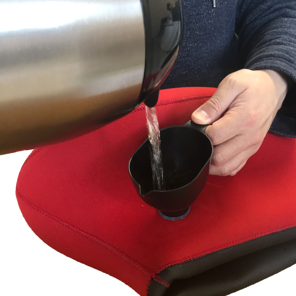 クロッツ やわらか湯たんぽ 足湯もできる両足用タイプ(薬用Hot Tab重炭酸湯Classic 10錠入付）_2041R