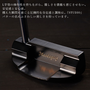 【マスダゴルフ】STUDIO-3 パター スチールシャフト ニッケルクロム仕上げ  ゴルフ ゴルフクラブ 【受注生産】