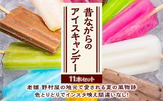昔ながらのアイスキャンデー11本セット  アイス デザート スイーツ 菓子 食品 F21R-233